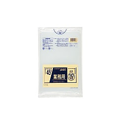 業務用ポリ袋（45L／透明／10枚入）