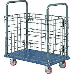 アイケー プレス製運搬車（金網付タイプ） 画像