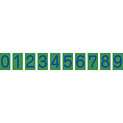 数字マグネット 