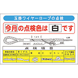 玉掛けワイヤーロープの点検