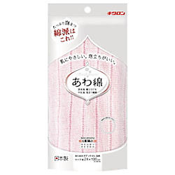 キクロン あわあみ ボディタオル泡綿 もも