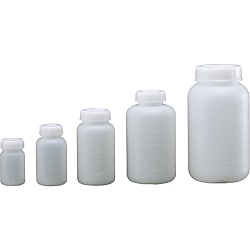 サンプラ フロロバリアPEボトル広口 100mL (200本入)