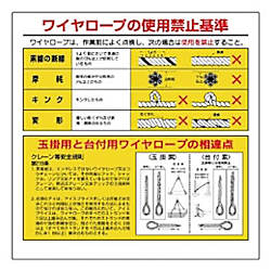 ユニット 玉掛関係標識 玉掛用と台付用… エコユニボード 900×900 画像