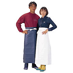 川西 抗菌ビニロン腰下前掛 紺 Mサイズ
