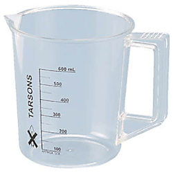 TARSONS 目盛付ビーカー(取っ手付) TPX製 5000ml