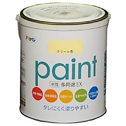 アサヒペン 水性多用途EX 1.6L クリーム色