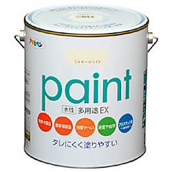 アサヒペン 水性多用途EX 3L ミルキーホワイト