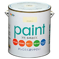 アサヒペン 水性多用途EX 3L アイボリー