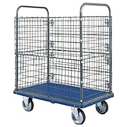 アイケー プレス製運搬車 2段金網 507W
