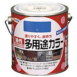 アサヒペン 油性多用途カラー 0.7L 青