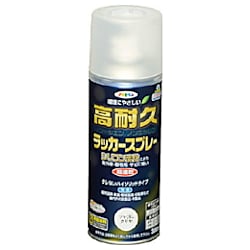 アサヒペン 高耐久ラッカースプレー 300ML ツヤ消しクリヤ