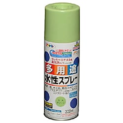 アサヒペン 水性多用途スプレー 300ML モスグリーン