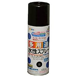 アサヒペン 水性多用途スプレー 420ML 黒