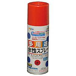 アサヒペン 水性多用途スプレー 420ML 赤