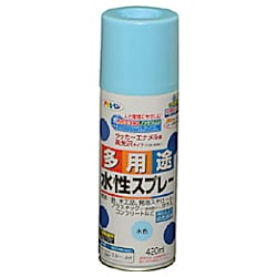 アサヒペン 水性多用途スプレー 420ML 水色