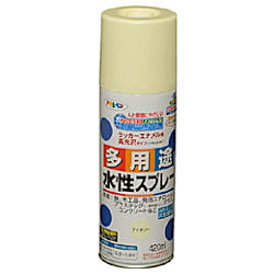 アサヒペン 水性多用途スプレー 420ML アイボリー