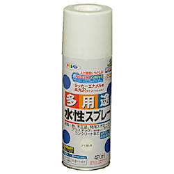 アサヒペン 水性多用途スプレー 420ML ツヤ消し白
