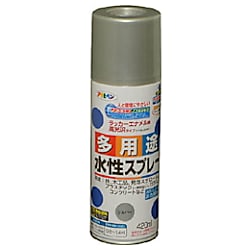 アサヒペン 水性多用途スプレー 420ML シルバー