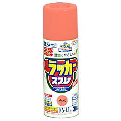アサヒペン アスペンラッカースプレー300ml ピンク