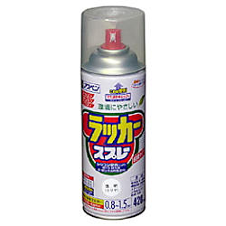 アサヒペン アスペンラッカースプレー420ml クリヤ(透明)