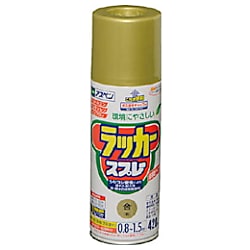 アサヒペン アスペンラッカースプレー 420ML 金