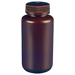 TARSONS 褐色広口試薬瓶 HDPE製/蓋：PP製 125ml