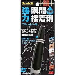 スコッチ（R）強力瞬間接着剤 耐衝撃 プロ・ホビー用 画像