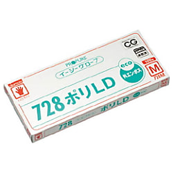 イージーグローブ728/728BポリLD外エンボス
