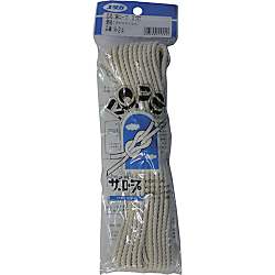 ロープ 綿ロープ3ツ打 3mm×10m