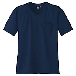 コーコス 半袖VネックTシャツA-667 1 ネイビー L
