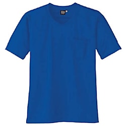半袖VネックTシャツA-667 6レアルブルー