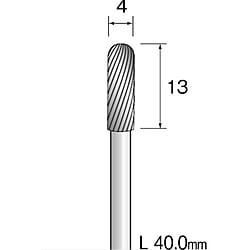 ミニター ミニモ 超硬カッター スパイラルカット φ4 BC2023