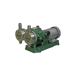 ＫＵＫ ２連式ダイヤフラム定量ポンプ ＳＵＳ製 ２００（Ｖ） ４００（Ｗ） 屋外型