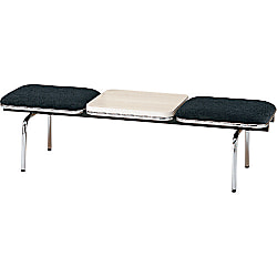 ロビーチェア 背無2人掛テーブル付 FUL-2NT-NOR/NV