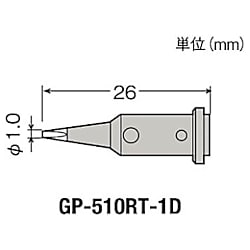 グット 替こて先1D型GP510用