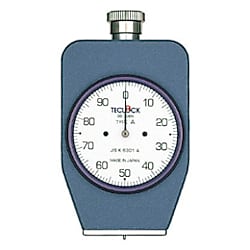 テクロック ゴム・プラスチック硬度計 一般ゴム,スポンジ,フェルト,プラスチック用 GS-706N