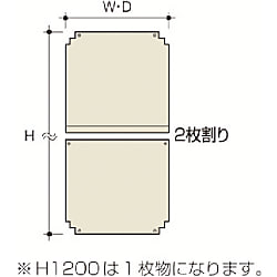 SANSHIN 軽量セミボルトレスラック側面パネル