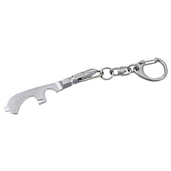 スエカゲ 栓抜き型ツールキーホルダー シルバー