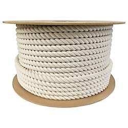 ユタカ ロープ 綿ロープドラム巻 16φ×1m