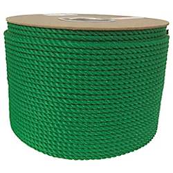 ユタカ ロープ PEカラーロープドラム巻 6φ×1m グリーン