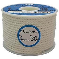 ユタカ ロープ ポリエステルロープドラム巻 6φ×1m
