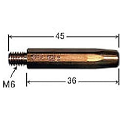 ダイヘン CO2/MAG溶接用部品、MAGチップ1.0