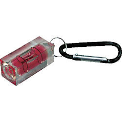 キーホルダー型水平器