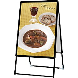 ポスターグリップスタンド看板（屋内用）両面タイプ