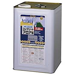 水性コンクリートフロア用 14kg 若竹色