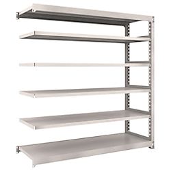 中量ボルトレス棚 M3型 （３００ｋｇタイプ、高さ１８００ｍｍ、６段タイプ）