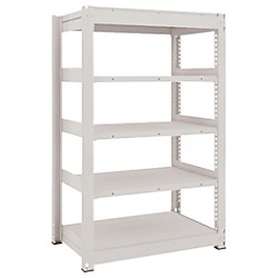 中量ボルトレス棚 TUG型  （450kgタイプ、高さ1500mm、5段タイプ）