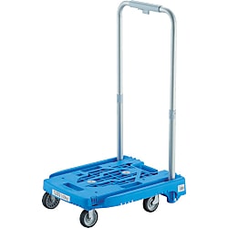 小型樹脂製運搬車 アイドルキャリーweego （伸縮式折りたたみハンドルタイプ・ストッパー付）