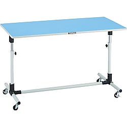 上下調節機能付作業台（キャスター付）均等荷重50kg