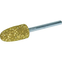 ゴム軸付砥石（軸径3mm）砲弾型,用途：入り組んだ形状や、角になった部分の細かい作業